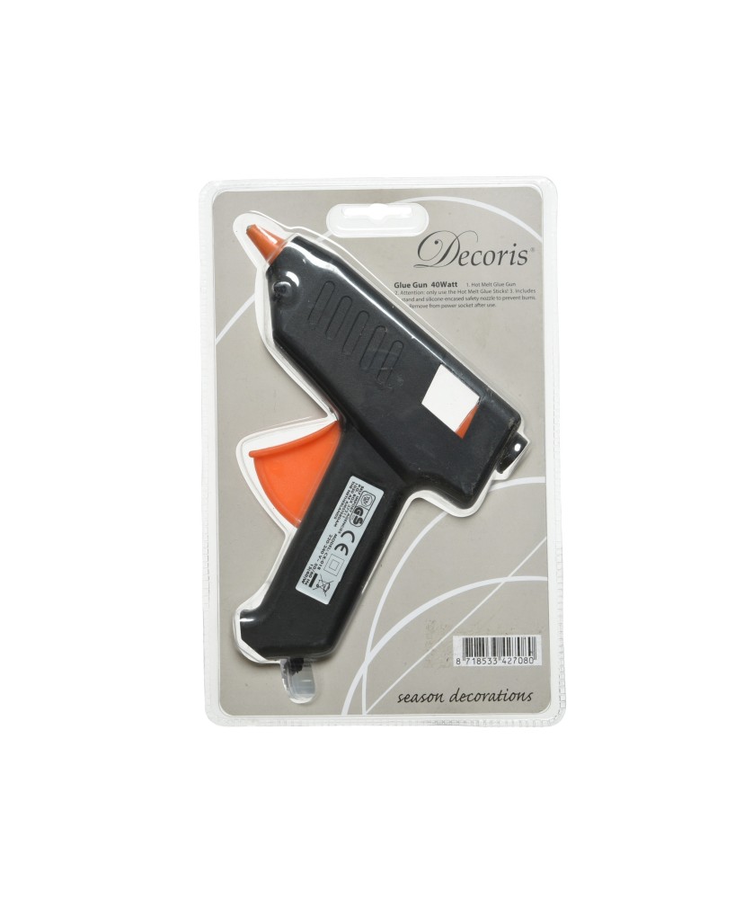 PISTOLA PARA COLAR 25X15X4.6 NEGRA