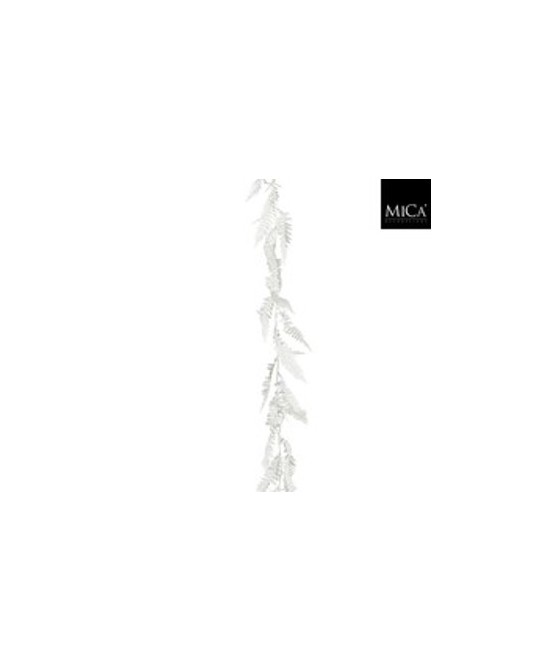 GUIRNALDA DE HOJAS  L180CM BLANCA
