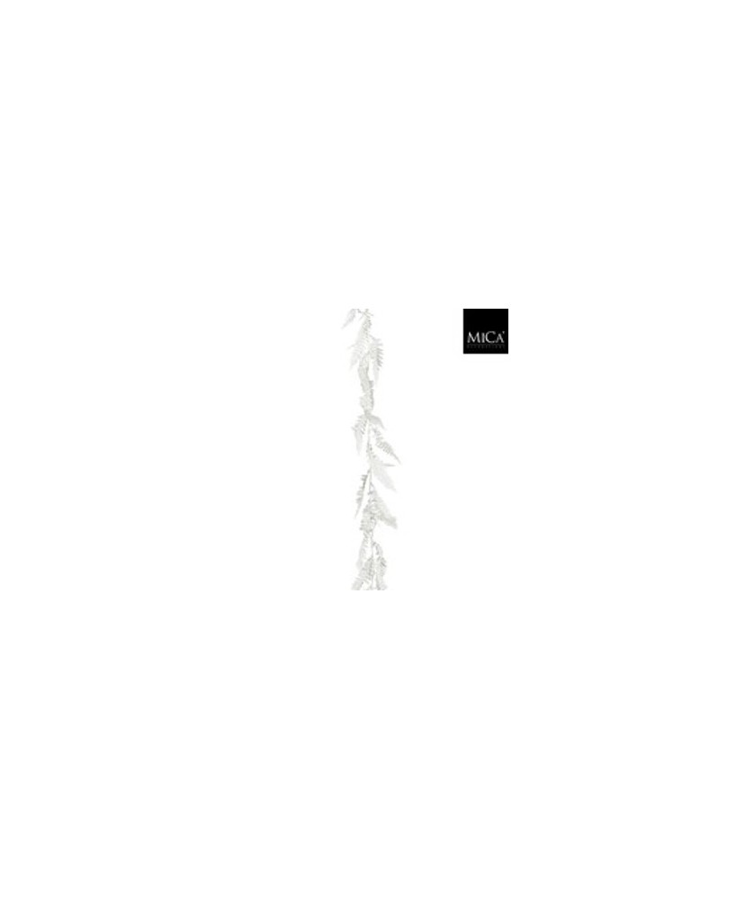 GUIRNALDA DE HOJAS  L180CM BLANCA