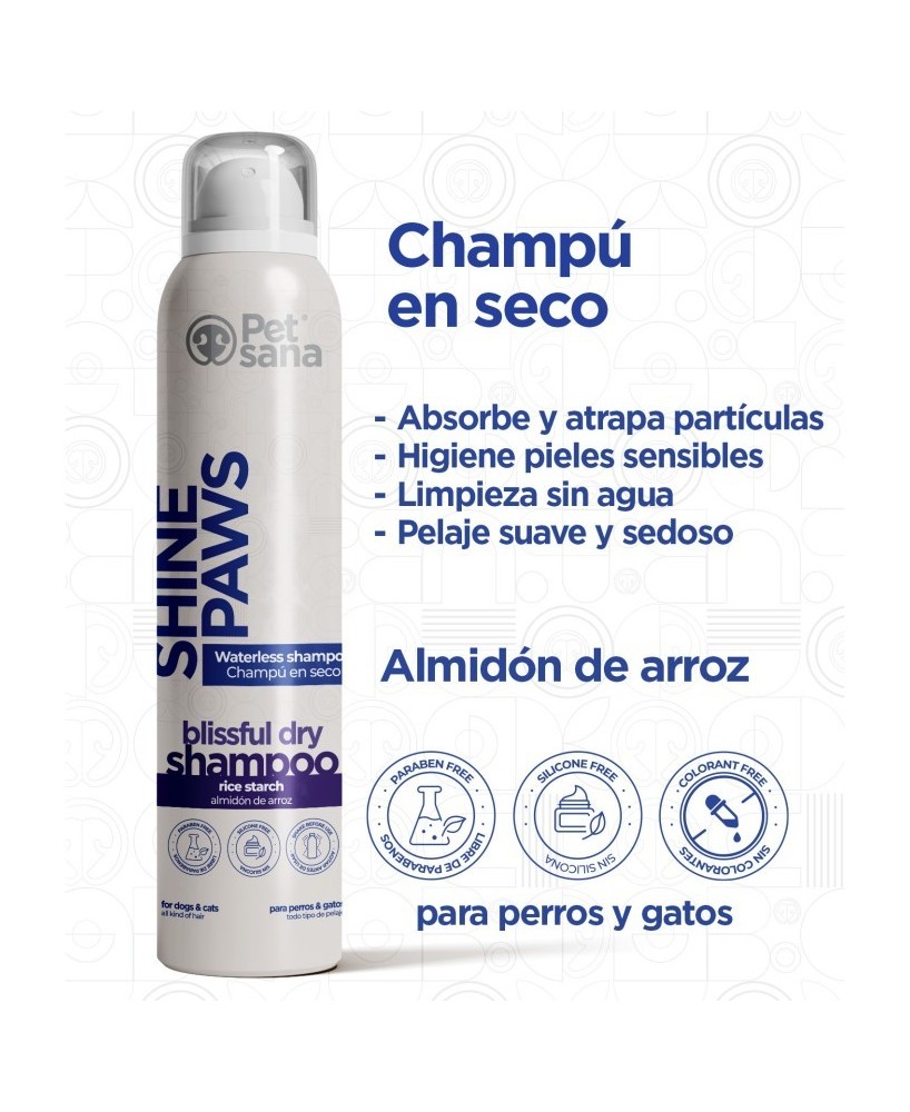 SHINE PAWS DRY SHAMPOO 300 ML PET SANA