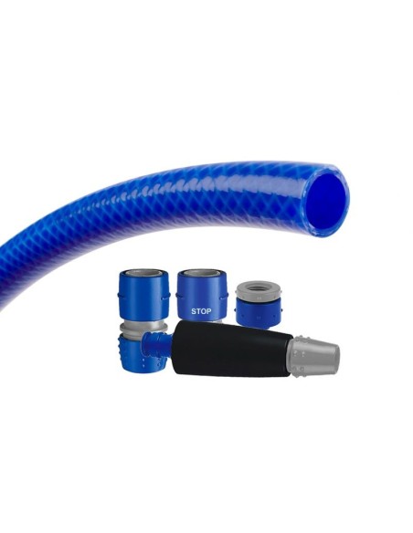 Manguera 15m Azul 15mm Tatay | Flexible y Resistente para Riego Exterior