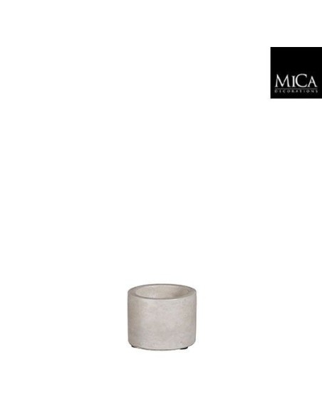 CANDELABRO GRIS 5X6.5CM