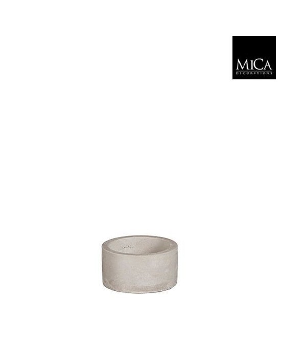 CANDELABRO GRIS 4.5X8.5CM