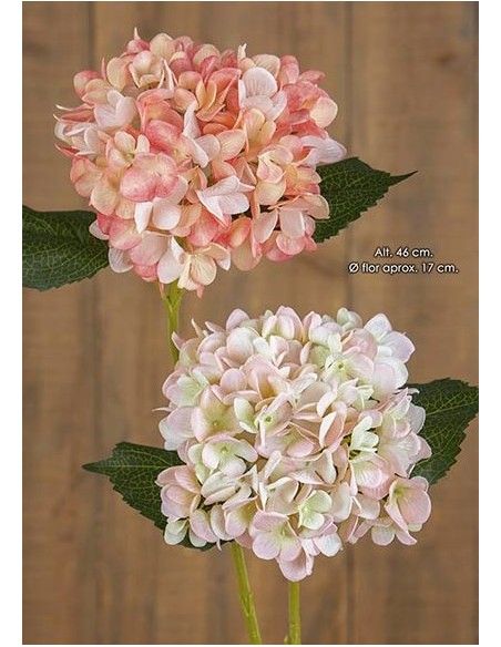 HORTENSIA ROSA CLARO 46CM