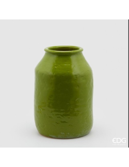 BOTELLA CERAMICA FENICE VERDE 34X24