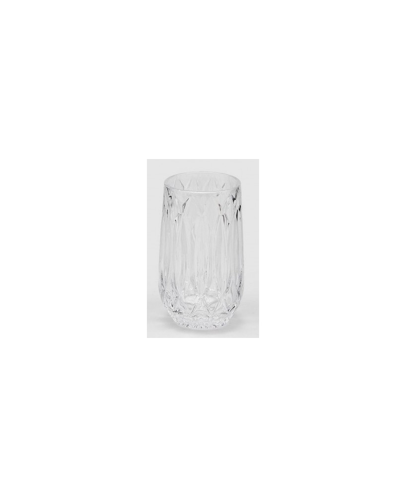 VASO VIDRIO DIAMANTE 14X8