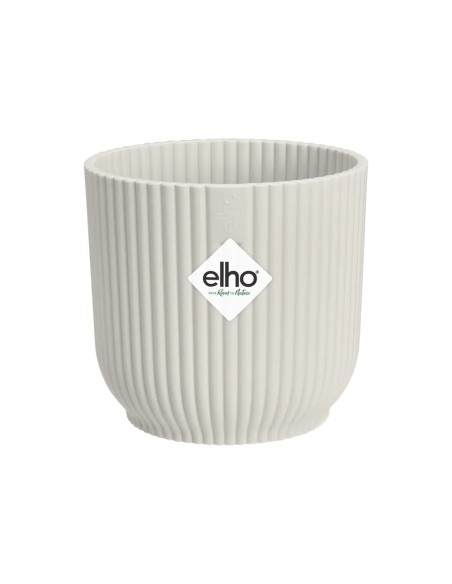 Maceta Vibes Fold Round Mini 11cm Blanco  Elegancia Moderna para Plantas | Endanea Garden
