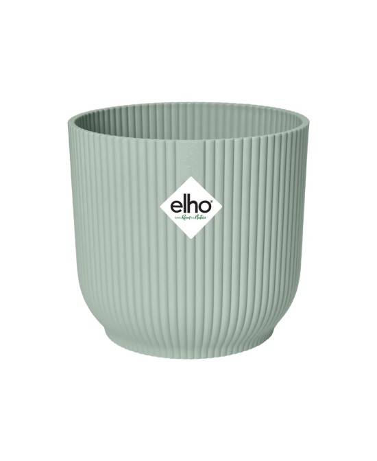 Maceta Vibes Fold Round Mini 18 cm Verde - Elegancia y Estilo para tus Plantas | Endanea Garden