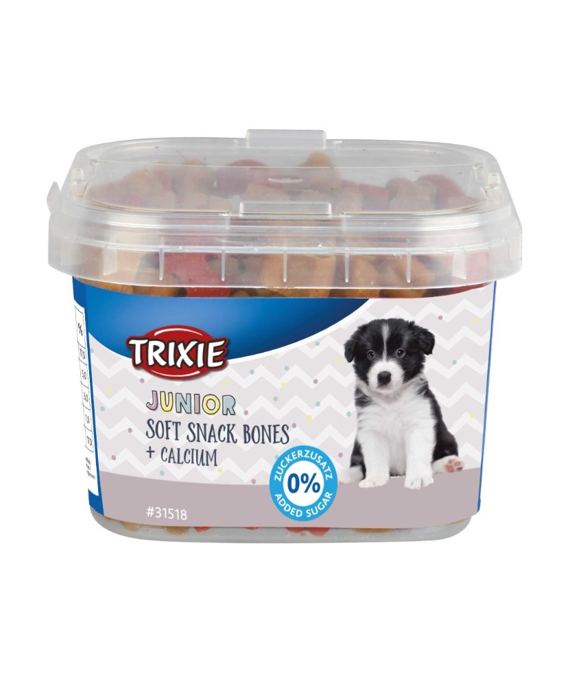 Soft Snack Bones con Calcio Junior 140g | Snack Saludable para Cachorros en Crecimiento