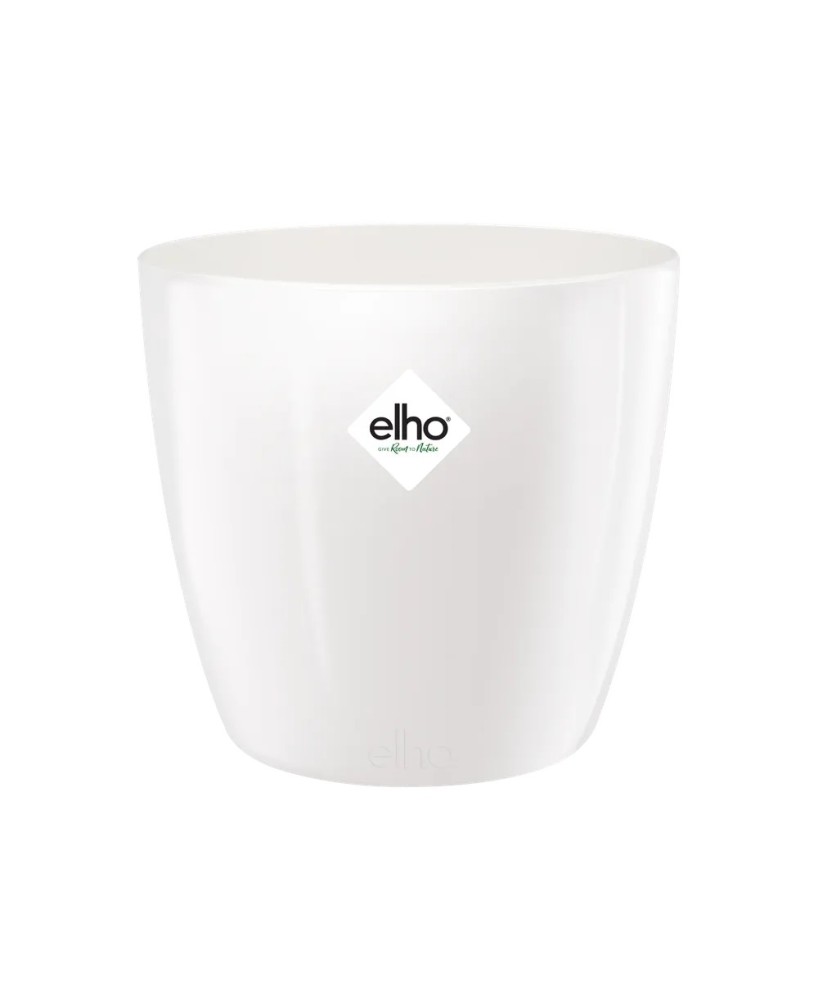 Maceta Bruss Redondo Blanca 14cm  Elegancia y Diseño Moderno para tu Jardín o Interior | Endanea Garden

