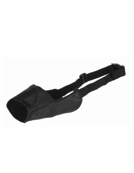 Bozal para Perros Nylon M Negro  Cómodo, Seguro y Ajustable para Perros Medianos | Endanea Mascotas