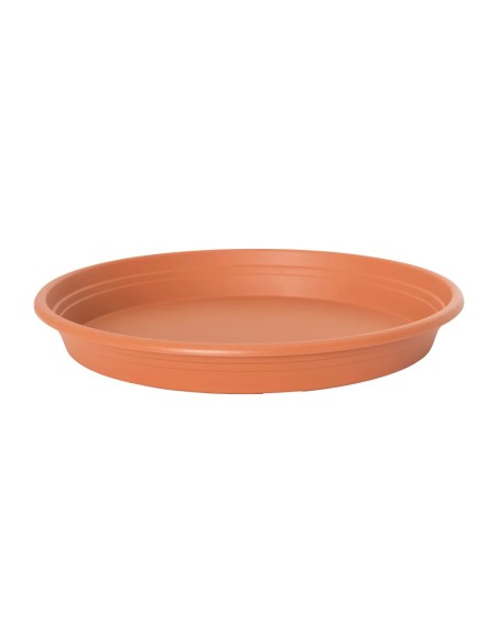 Plato Redondo Universal 44cm Terracota  Base resistente y elegante para macetas grandes