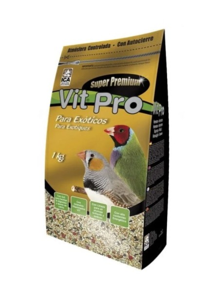 Exóticos Vit Pro Bolsa 1 kg | Alimento completo para aves, reptiles y mamíferos exóticos | Endanea Mascotas