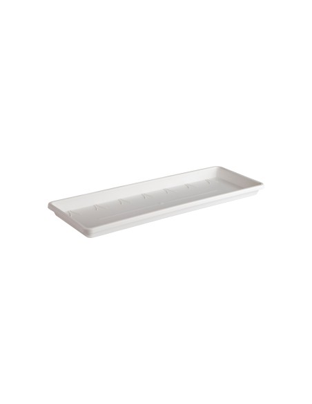 Plato para maceta 50 cm Blanco Barcelona | Endanea Garden