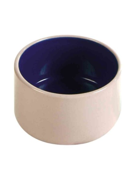 Comedero Cerámica 100ml Azul 7cm para Mascotas Endanea