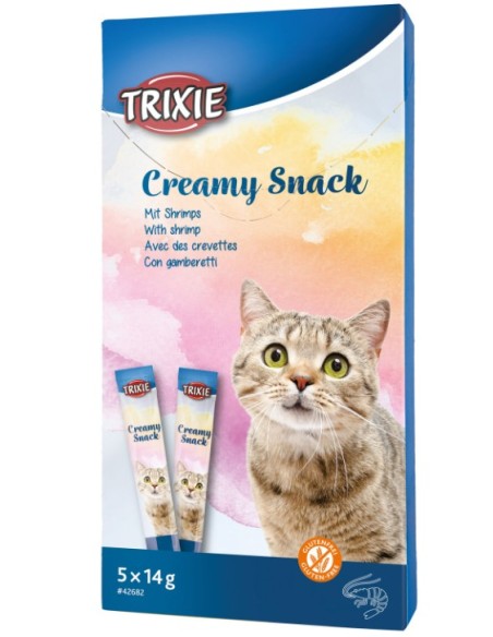 Snack Cremoso Atún y Gambas para Gatos | Premio Saludable Endanea Mascotas