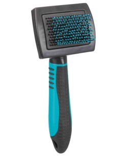 Cepillo Cerdas Nylon Masaje 7x16cm  Cuidado Suave y Efectivo para el Pelaje de tu Mascota