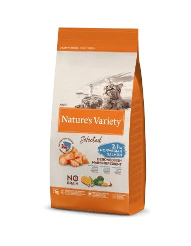 Selected Adult Norw Salmon 7 kg | Pienso Premium para Perros Adultos Sin Cereales | Endanea Garden