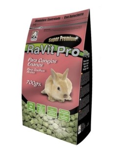 Alimento Conejos Ravit Pro 700g dieta equilibrada para conejos saludables