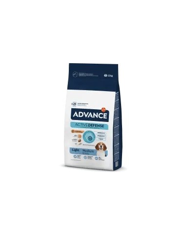 Advance Dog Dry Light Medium 12kg  Control de Peso para Perros de Raza Mediana