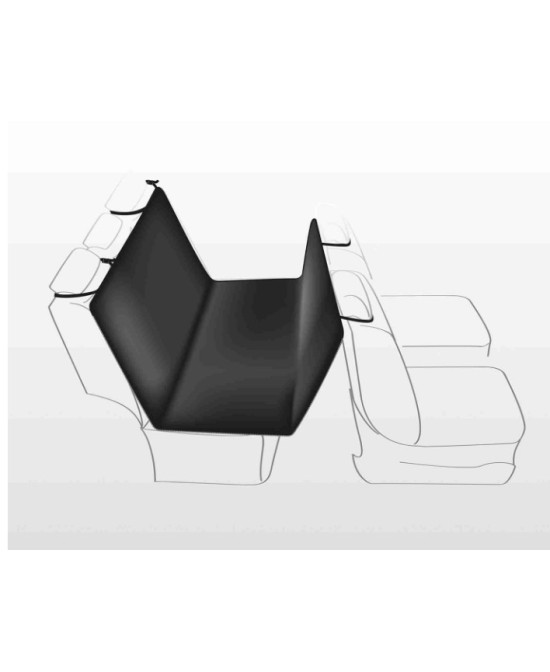 FUNDA ASIENTO COCHE 1.40X1.45M NEGRO-MARRON