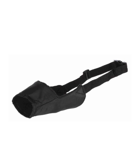 Bozal para Perros Nylon XS Negro Seguro y Cómodo para Razas Pequeñas