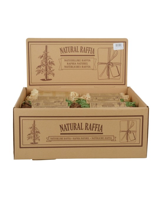 Raffia 3 Colores para Manualidades | Fibra Natural, Flexible y Resistente

