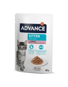 Advance Kitten con Pavo 85g | Alimento Húmedo Premium para Gatitos en Crecimiento  Endanea Mascotas