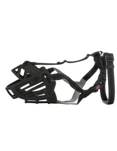 Bozal Flex Silicona XL Negro para Perros Grandes  Cómodo, Seguro y Ajustable | Endanea Mascotas