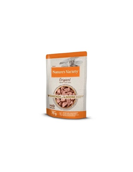 WNVD Cat Med Pollo & Ganso 70g  Alimento Húmedo Premium para Gatos Saludables