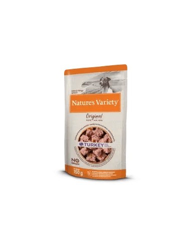 Wild Grain Pouch Mini Turkey  Alimento Natural para Perros Pequeños con Pavo Fresco, Sin Cereales y Nutrición Premium