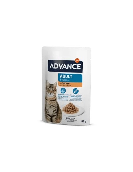ADV Cat Adult con Pollo 85g | Alimento Húmedo Premium para Gatos Adultos  Endanea Mascotas