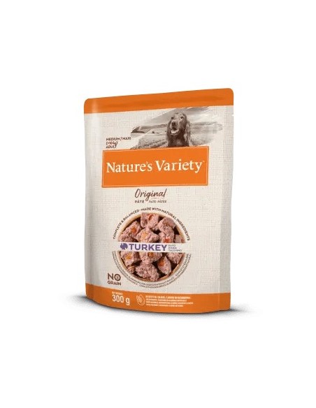 WNVD Med Pavo 300g  Alimento Premium Sin Granos para Perros con Sensibilidad Digestiva y Nutrición Equilibrada
