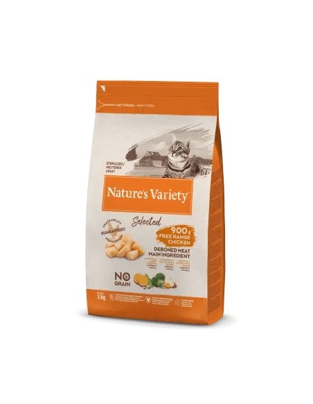 NVD Cat Sel Sterilized Pollo 3 kg | Alimento para Gatos Esterilizados | Endanea Mascotas