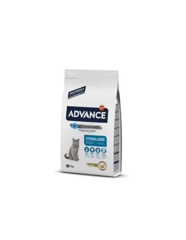 Pienso Advance Cat Sterilized Pavo para Gatos Esterilizados | Endanea Mascotas