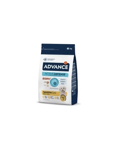 Advance Perro Mini Sensitive Salmón 3kg | Pienso para perros pequeños con estómagos sensibles