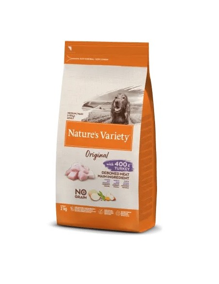 NVD Perro Mediano Pavo 2 kg | Alimento Premium para Perros Medianos Saludables