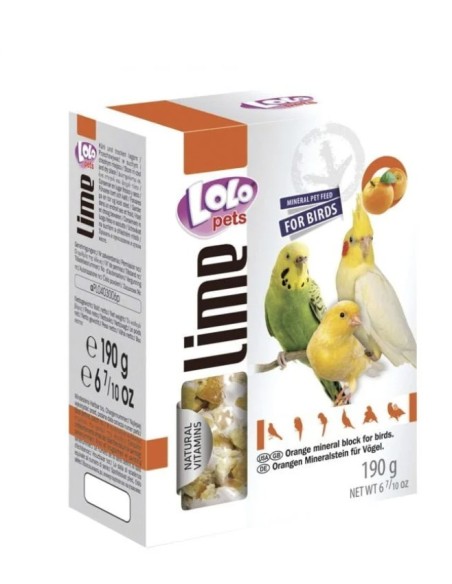 LOLO BLOQUE LIMA NARANJA LOROS 190GR