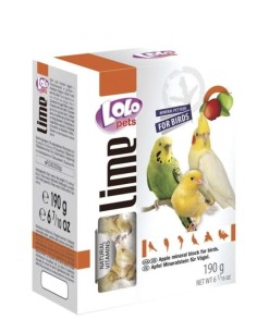 LOLO BLOQUE LIMA MANZANA LOROS 190GR
