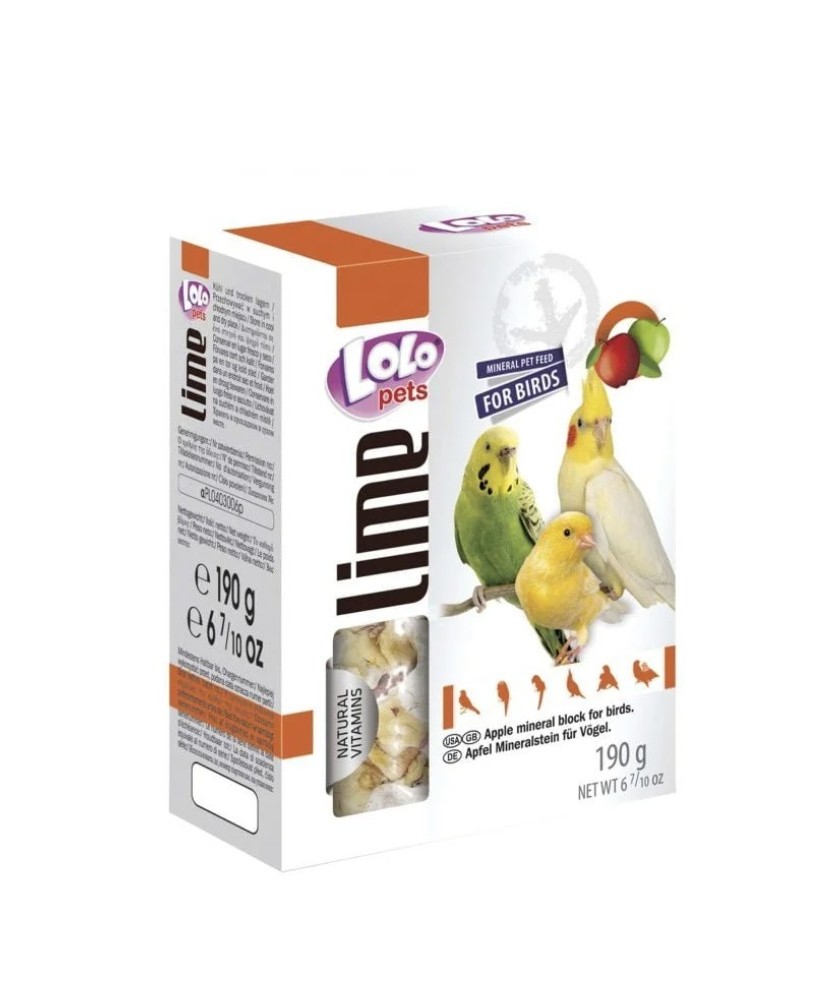 LOLO BLOQUE LIMA MANZANA LOROS 190GR