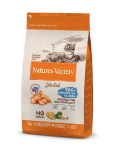 Selected Cat Sterilized Salmón Noruego 3 kg | Alimento para Gatos Esterilizados | Endanea Mascotas