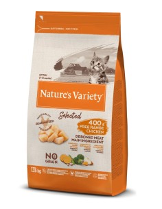 Alimento para Gatitos Selected Cat Pollo de Libre Pastoreo 1,25 kg | Endanea Mascotas