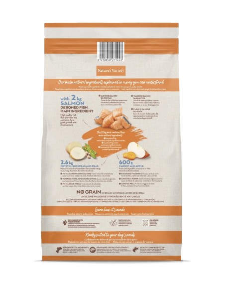 Original Dog Junior Salmon No Grain 10kg | Pienso Premium para Cachorros Sin Granos