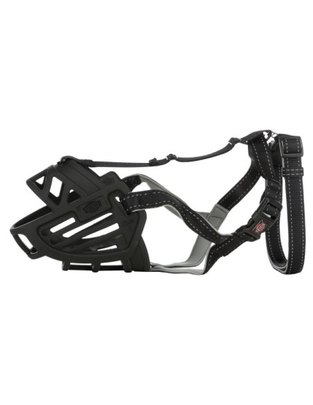 Bozal Flex Silicona Negro para Perros  Ajustable, Cómodo y Resistente | Endanea Mascotas