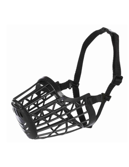 Bozal Plástico Cintas Nylon XL 35 cm Endanea Mascotas para Perros Grandes