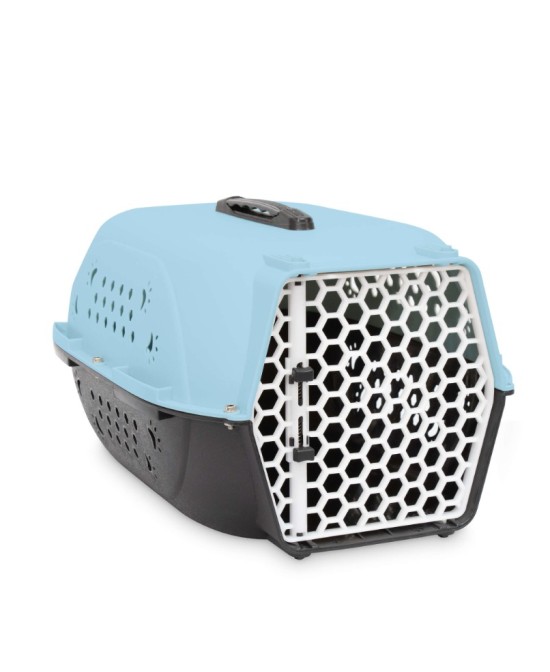 TRANSP. PREMIER DOG AZUL 48X32X26