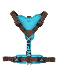 Arnés X-TRM Cronos Neon Flash Marrón 25mmx60-100cm | Ajustable, Reflectante y Duradero para Perros