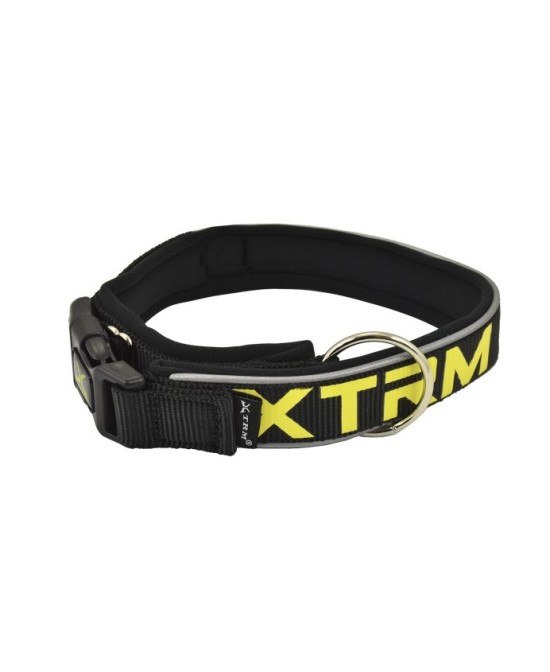 COLLAR X-TRM NEON FLASH NEGRO 15MMX28-35CM