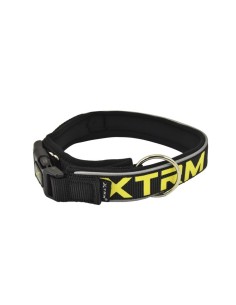 Collar X-TRM Neon Flash Negro 25mmx45-55cm | Ajustable, Seguro y Visible