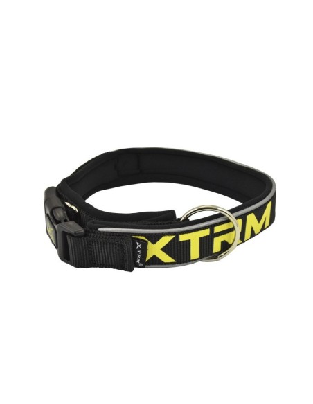 Collar X-TRM Neon Flash Negro 25mmx45-55cm | Ajustable, Seguro y Visible